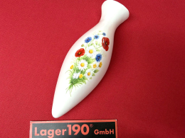 Blumenvase Keramik Wildblumen für Käfer, Bulli T1, T2, u.a. Oldtimer (0547-010)