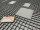 VW Bus T1 T2 Gummimatte Bodenbelag Fahrgastraum Teppich hinten (0538-75)