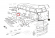 VW Bus T1 Spritzwand im Radhaus links Hinterrad Rep.-Blech (0890-54)