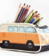 Stiftemäppchen Etui VW Bus T1 orange (84-007)