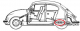 Dichtung Heizschlauch für VW Käfer Bus T2 Wärmetauscher/Chassis (1080-5)
