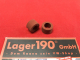 Dichtringe Ölkühler für VW Käfer, Karmann -69, Bus T1 -67, zylindrisch mit 8mm Ölkanalbohrung, Dichtring, Dichtung (1824-1)