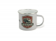 Becher emalliert VW Bus T1 "Vintage Logo grau" Legendary (07-046)