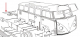 VW Bus T1 Rep.-Blech Heckabschlussblech unter Stoßstange hinten (0890-38)