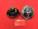 Signalhorn Hupe Paar 12V Chrom 430Hz 320Hz für VW Käfer, Bus... mit E-KENNUNG (45-623)