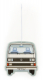 Lufterfrischer VW Bus T3 weiß (Pina Colada) (07-070)