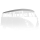 Komplettes Dach mit Faltdach-Ausschnitt für VW Bus T1 55-67 Rep.-Blech TOP PREMIUM QUALITÄT *Nur Selbstabholung möglich*(0890-801)