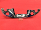 VW Käfer 1.3-1.6, Karmann Ghia Motorabschlussblech Chrom mit Vorwärmung (2213)