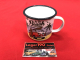 Emaille Becher Tasse VW Bus T1 "Life at the beach" (62-104)