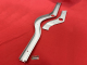 Längsträger hinten links komplett VW Bus T1 -67 Rep.-Blech (0890-644)