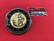 Hupenknopf "St Christopher" 3D Flat4 für VW Käfer -55 + Banjo Lenkrad (9582)
