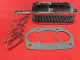 Sport-Luftfilter Filter, Chrom EMPI VW Käfer, Bus T1 T2 T3 Vergaser Weber IDF Höhe=48mm (45-966)