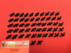 52 Clips für Zierleiste VW Karmann Ghia ab 8/59- (0404-1)