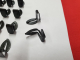 42 Clips Türverkleidung VW Käfer Karmann Ghia bis 1959 (0409-100)