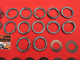 VW Bus T1 8/62-7/63 Bundbolzen kompl. Satz Vorderachse 20mm (1337-500)