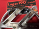 VW-Emblem Chrom VW Bus T3 + T4 hinten 10cm ORIGINAL VW (13-280)