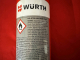 WÜRTH Wachs-Unterbodenschutz schwarz, 500ml Sprühdose (96-012)