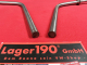 Spiegelhalter VW Bus T1 Aussenspiegel, Halter Edelstahl (0475-550)