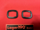 VW Typ3 bis 07/67 Unterlagen Türschloss, PAAR (0720-305)