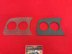 VW Käfer ab 08/57 Unterlage Ziergitter 2x 52mm Armaturenbrett links (0525-712)