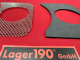VW Käfer ab 08/57 Unterlage Ziergitter 52mm Armaturenbrett rechts (0525-715)