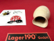 Blumenvase Keramik magnetisch für Käfer, Bulli T1, T2 u.a. Oldtimer Vase (0547-000)