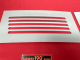 Lüftungsschlitze Motorhaube VW Käfer Cabrio Rep.-Blech, Paar (0139-910)