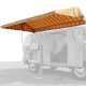 VW Bus T1 Westy Zelt, gelb / grau (6550)