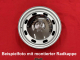 Stahlfelge 5.5x15 4x130 [ET34] für VW Käfer 67- mit TEILEGUTACHTEN, passend für Original VW Radkappe (54-048)