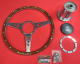 15" Lenkrad "Woody Style" mit Nabe für VW Käfer 08/60 - 08/73, 15 Zoll, "BRAUN" (81-236/-006)