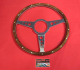 15" Lenkrad "Woody Style" mit Nabe für VW Käfer 08/60 - 08/73, 15 Zoll, "BRAUN" (81-236/-006)
