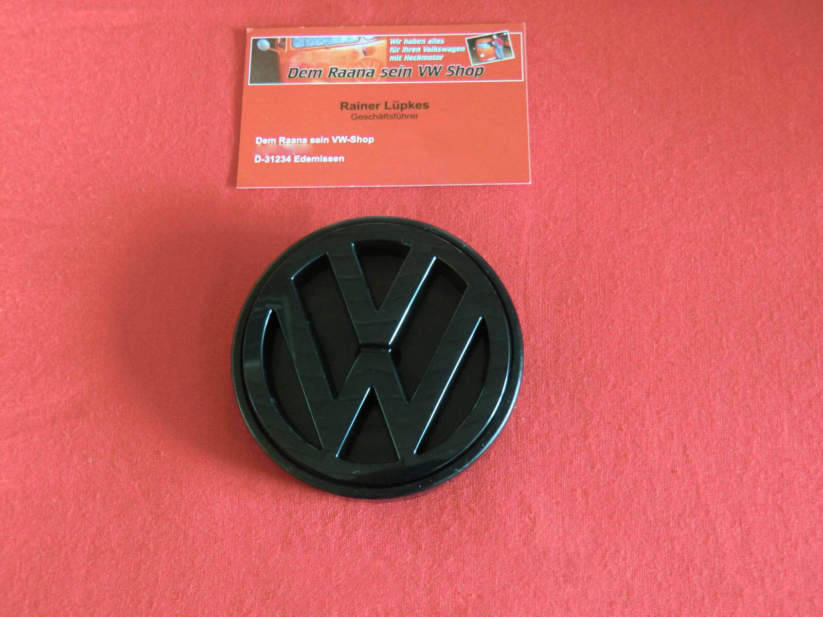 Schriftzug Nummernschild Kennzeichen Show & Shine Ausstellung Logo für VW  Golf - Ersatzteile in Originalqualität für alle VW Golf 2 Modelle Typ 19E /  MK2 - Lager von Neuteilen und Gebrauchtteilen