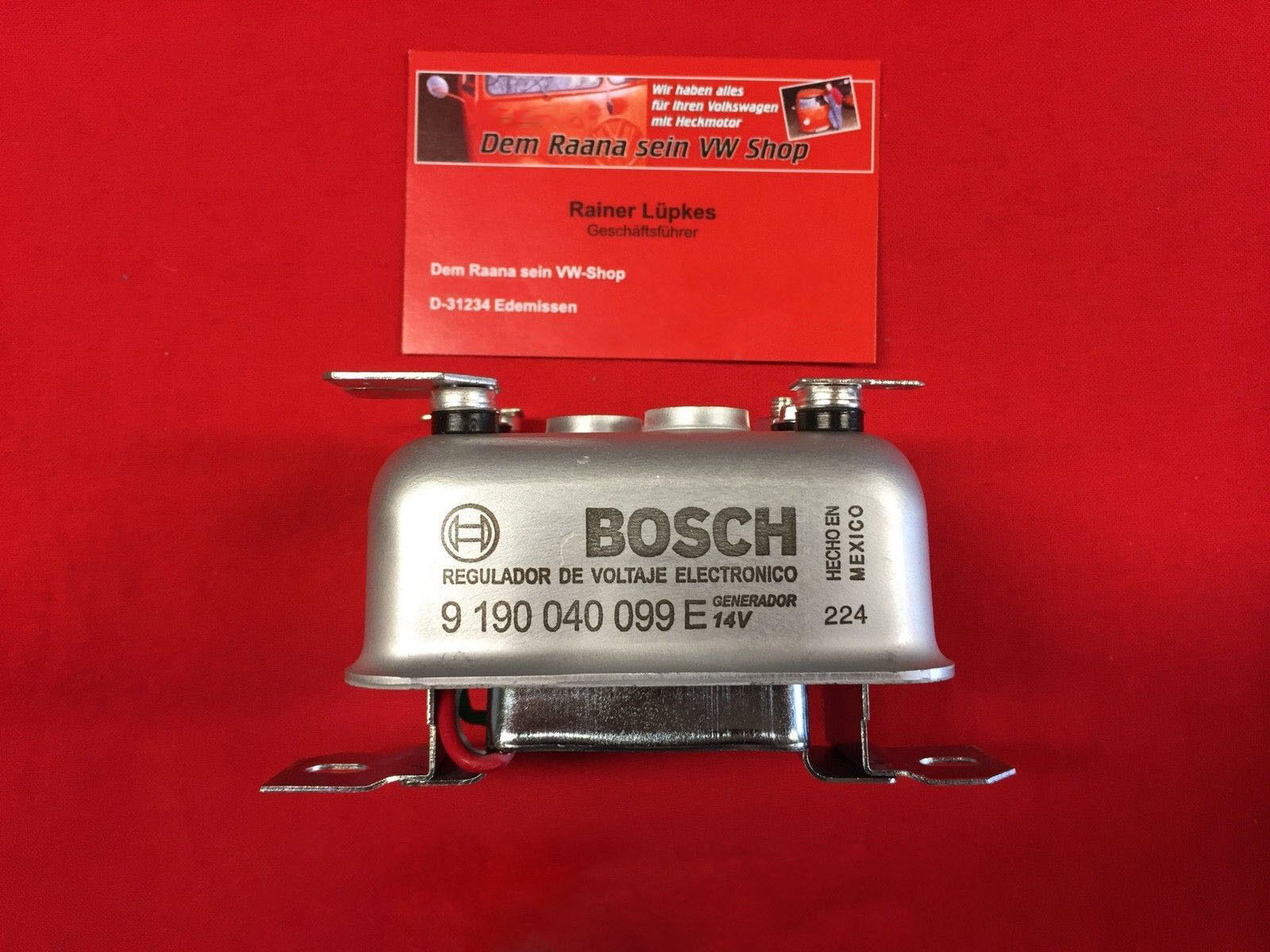 Lichtmaschinenregler Spannungsregler 12V Bosch für VW Käfer
