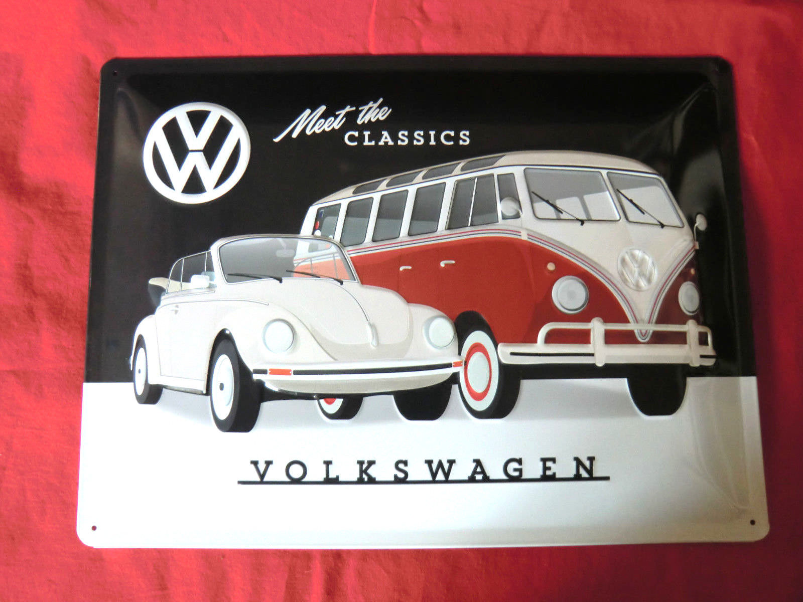 Blechschild VW Bulli - Get Lost 30x40 cm