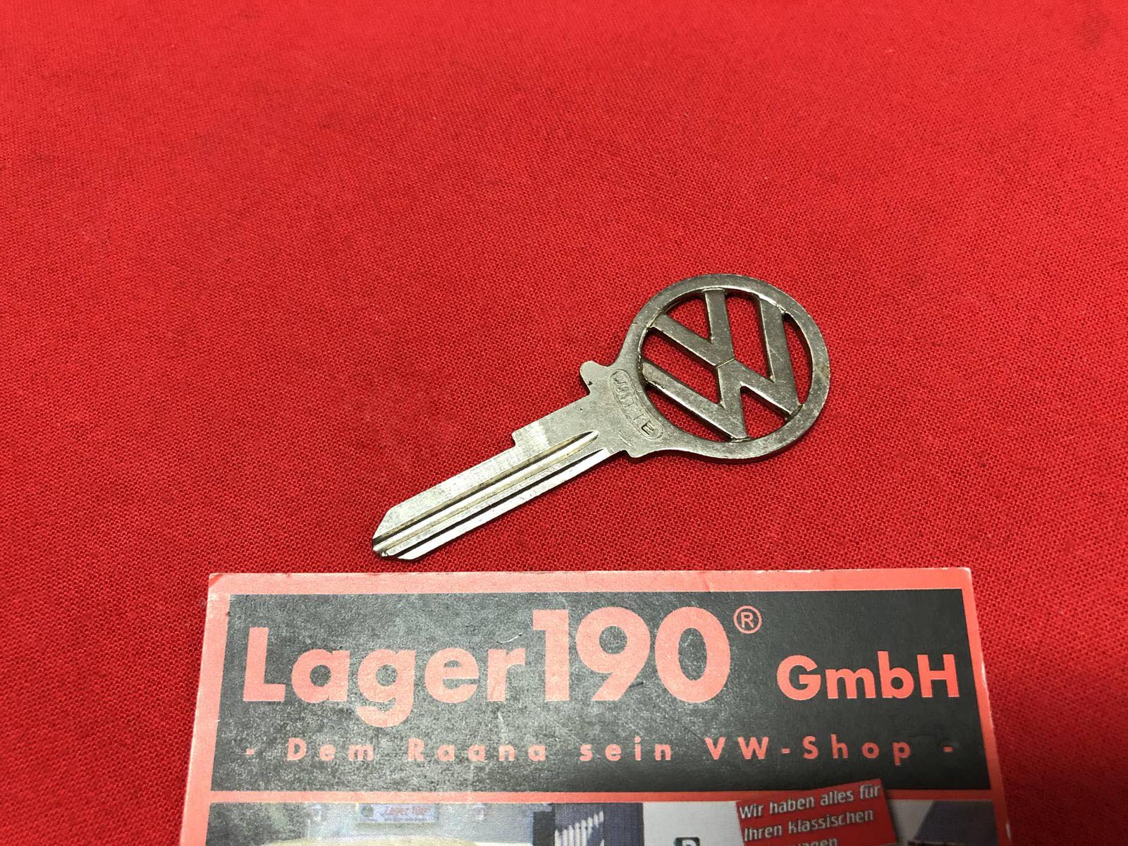 Schlüssel VW Käfer Brezel Ovali Bus T1 Barndoor Schlüsselprofil P