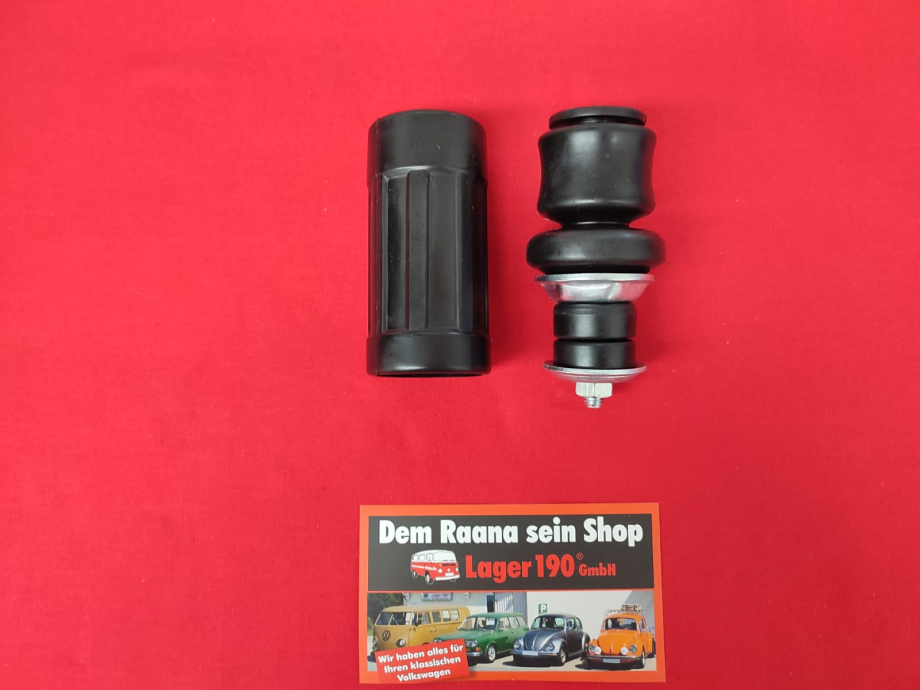 VW K�fer, Karmann ab 65 Anbausatz f�r Sto�d�mpfer vorne (1314)