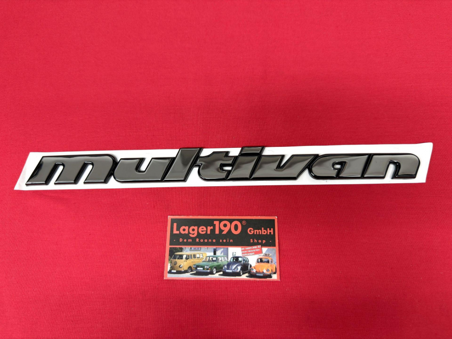 Schriftzug Multivan VW Bus T4 Typenschild Schild Heckklappe ORIGINAL VW (13-177)