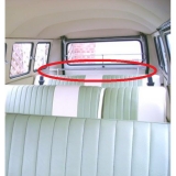 VW Bus T1 T2 Gepckstange Gepckschutz hintere Sitzbank Chrom (01-042)