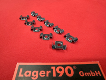 VW Bus T2 10x Zierleistenklammer Metall (0407-500)