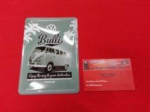 Bulli Enjoy the way... VW Bus Blechpostkarte Blechschild (62-045)