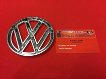 VW-Emblem 95mm Chrom fr VW Golf 1 + Bus T3 ORIGINAL VW  95mm (13-122)