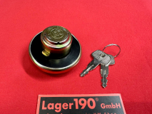 VW Kfer (1967-71) Karmann Ghia (1972) Tankdeckel mit Bajonettverschluss, abschliebar (0490)