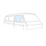 Glasscheibe Trfenster, rechts, Beifahrertr, Klarglas VW Bus T3 05/79-07/92, mit E-Prfzeichen (8951-305)