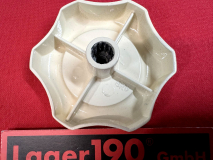 Verstellrad wei Metall fr VW Bus T2 68-79 Westfalia Lamellenfenster (6620-103)