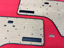 Trverkleidung schwarz fr VW Bus T2 08/67-07/79, Paar (0552-510)
