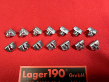 14 Clips Karmann Ghia Fensterschacht Dichtung Tr innen Filzleiste (89-099)