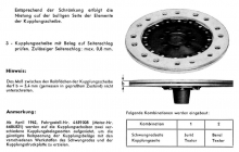 VW NOS Kupplungsbelge 111 198 651A Kfer, Bus T1, Karmann Ghia 180mm (22-045)