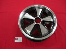 Fuxx Felgen Kombi Satz 4.5x15 5x130 ET45 + 5.5x15 5x130 ET45 MIT TV/ABE - schwarz/poliert - (81-091/81-092)