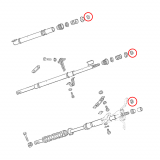 Sicherungsring Lenksule oben VW Kfer 59-74, Typ3, Typ181 -74 (1370-040)