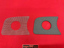 VW Kfer ab 08/57 Unterlage Ziergitter 52mm Armaturenbrett links (0525-710)